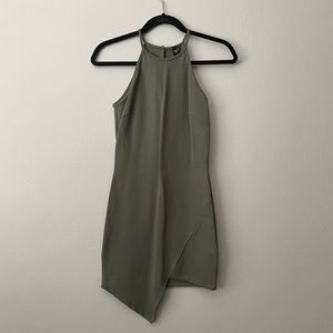 Olive Green Mini dress